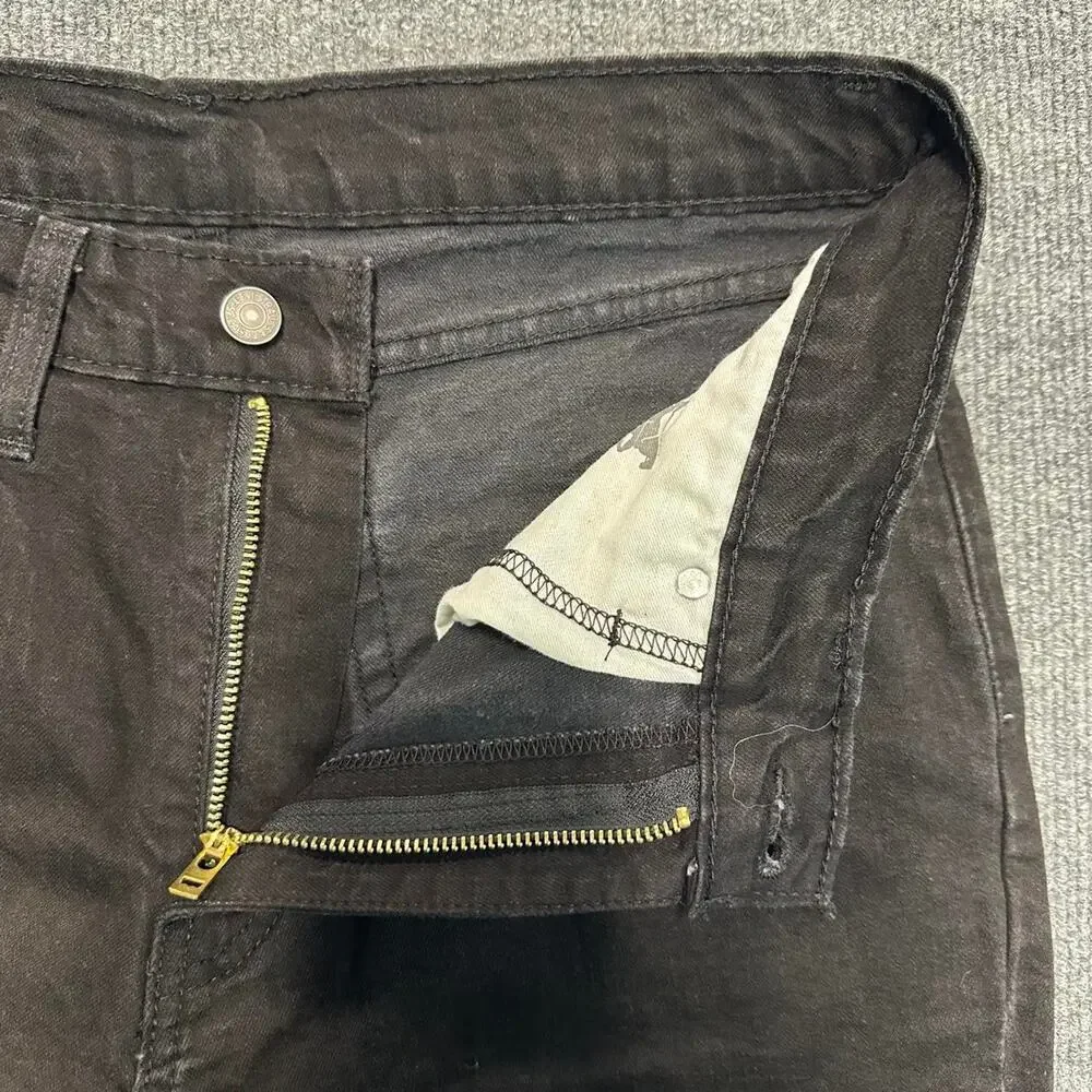 Levi’s Men’s 531 Jeans Athletic Slim Taper Black Stretch Flex Denim 34x32